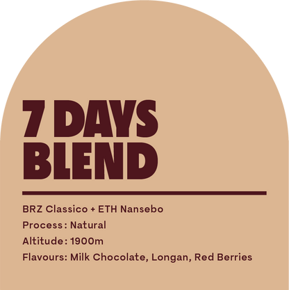7 DAYS blend (Espresso Roast)